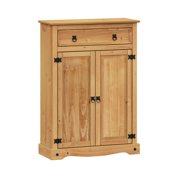 Prádelník 2 dveře + zásuvka CORONA vosk