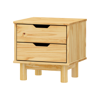 Noční stolek 2 zásuvky BONITO 2 lak
