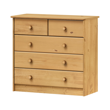 Prádelník 3 + 2 zásuvky 918V vosk