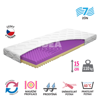 Матрас с чехлом IDEA FORTE 90x200x14